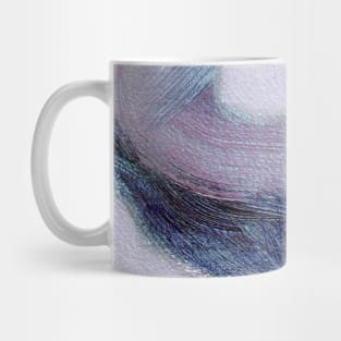 Blue Purple Violet Abstract Art Mug